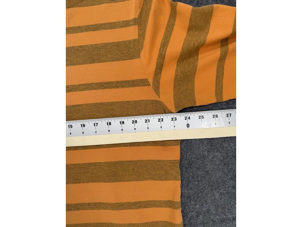 Aigle Relaxed Fit XL Striped Cotton Polyester‎ Polo Shirt - Picture 7 of 8